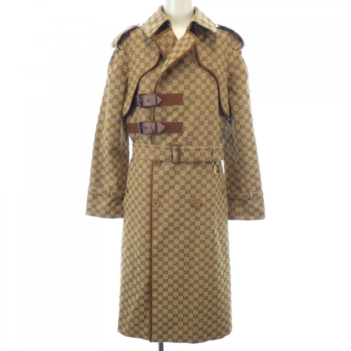 楽天市場】【中古】GUCCIPコート 715703 ネイビー サイズ：48