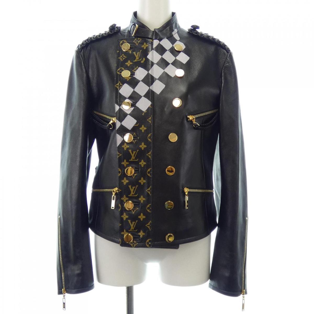 ルイヴィトン LOUIS VUITTON なめし革上衣【中古】 レディースファッション-コート・ジャケット