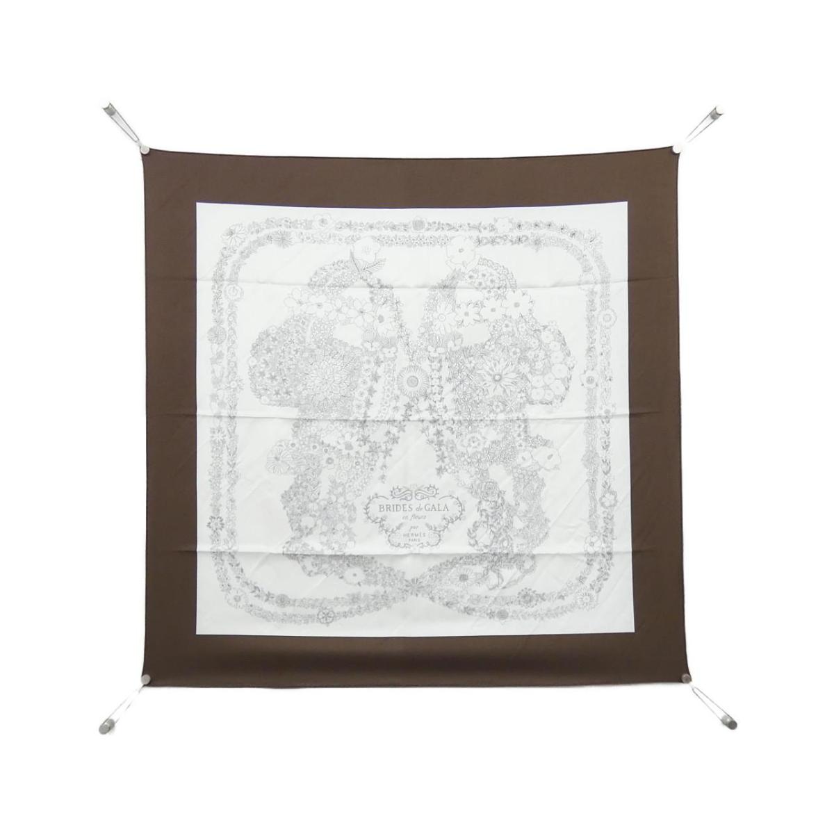 HERMES BRIDES de GALA シルクスカーフ　カレ90【美品】 HERMES エルメス スカーフ カレ 90 BRIDES de GALA シルク