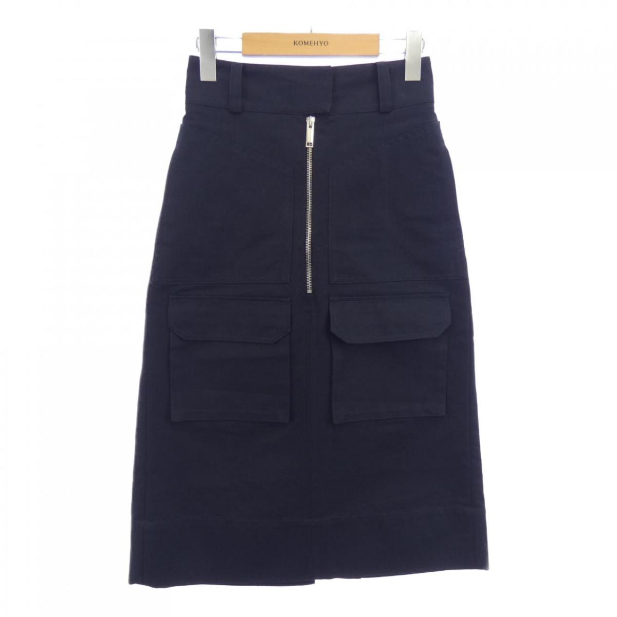 楽天市場】メゾンキツネ MAISON KITSUNE デニムスカート 春夏