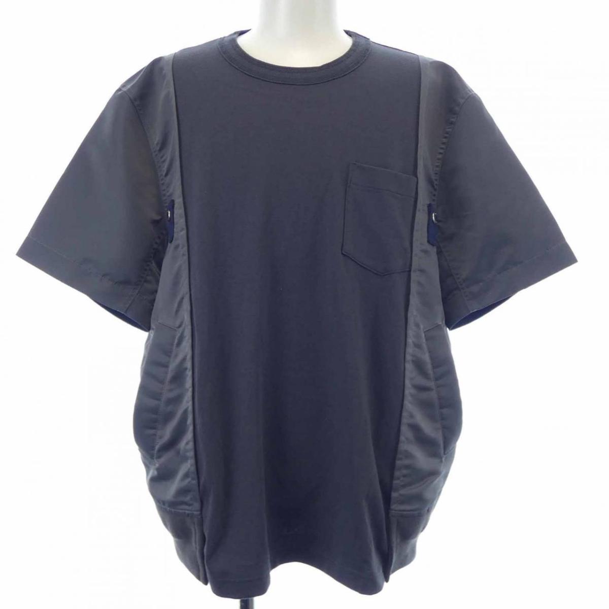 楽天市場】【中古】sacai バックシアー切替チェック柄カットソー