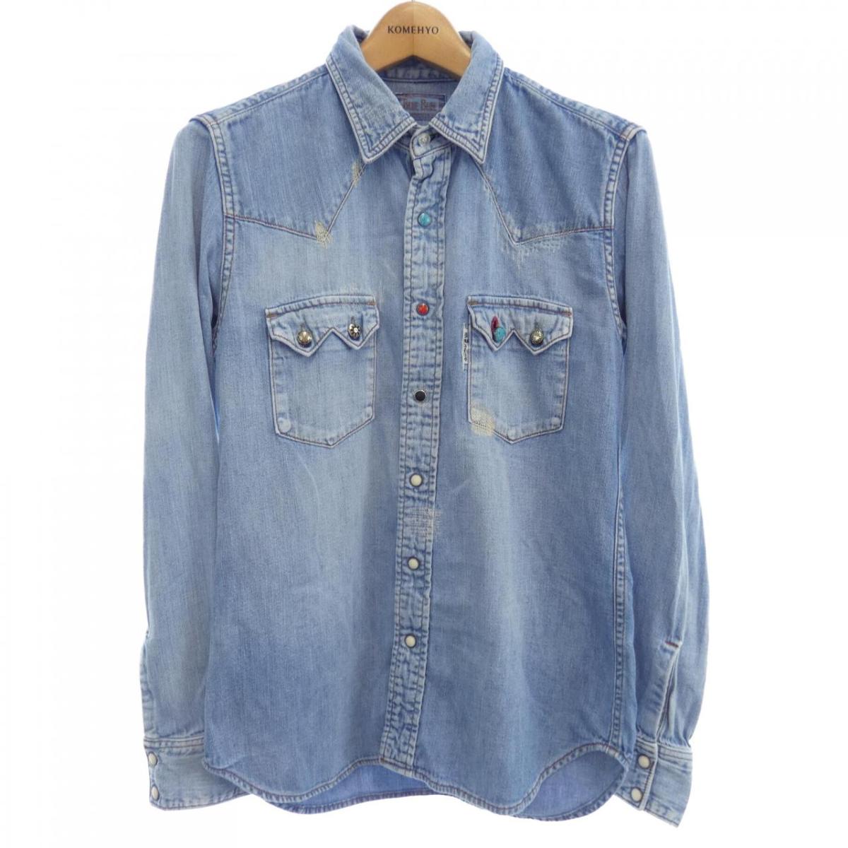 ブルーブルー BLUE BLUE シャツ【中古】