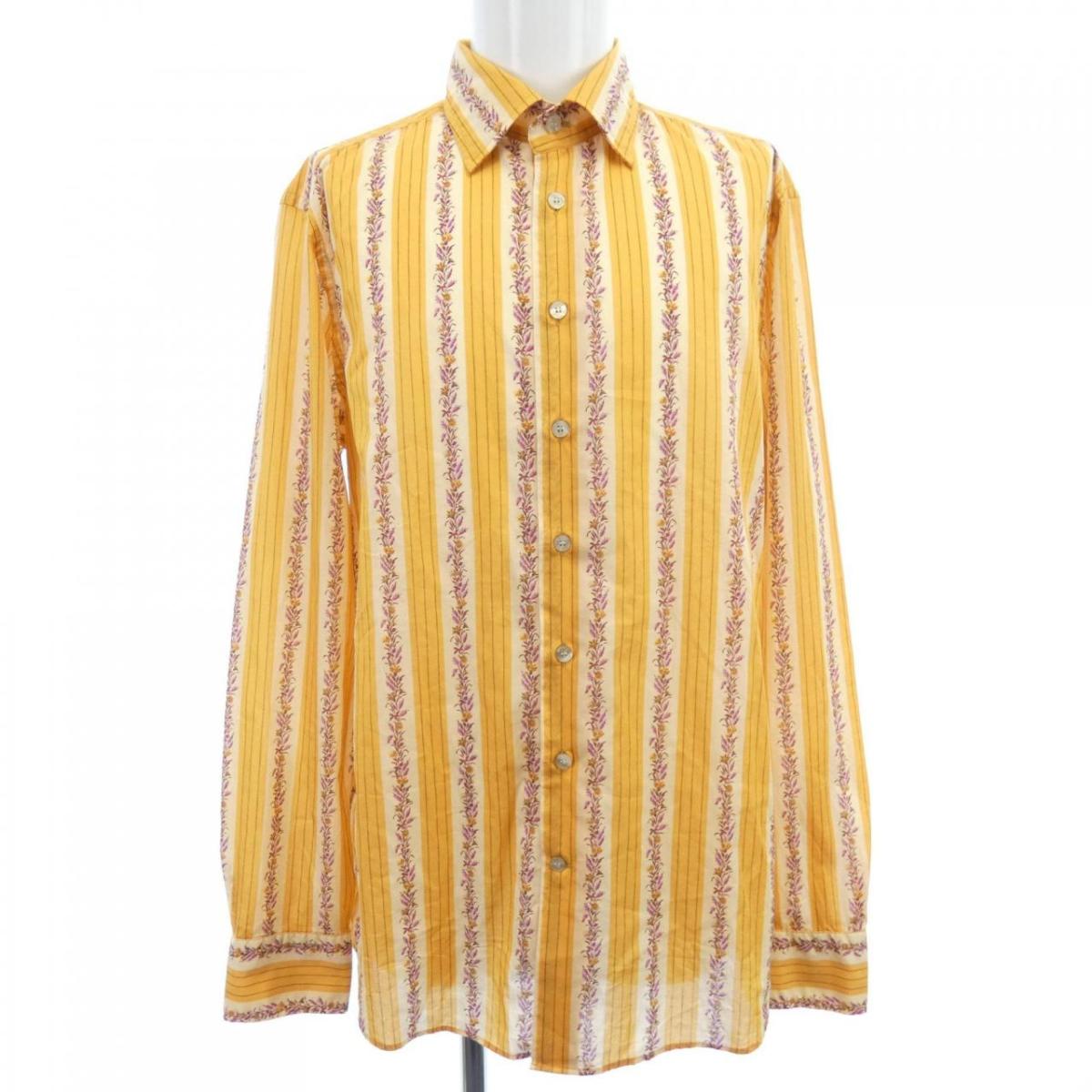 楽天市場】ETRO(エトロ) サイズ:XS 花柄 コットン長袖シャツ