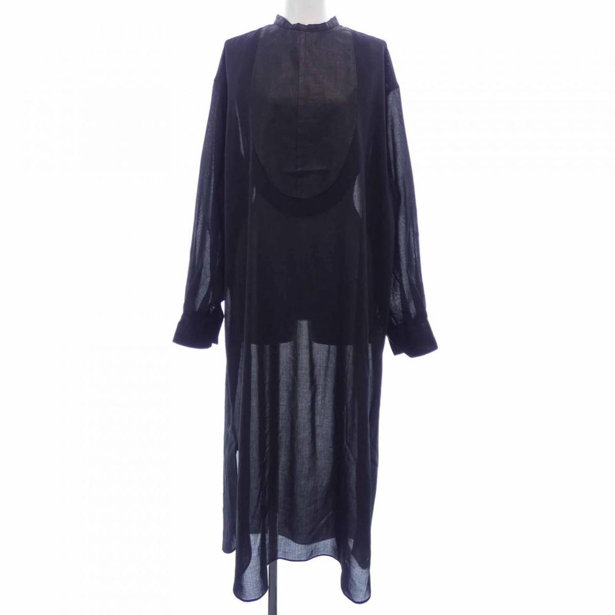 HYKEワンピース HYKE（ハイク）の「＜HYKE（ハイク）＞BIB FRONT シャツ