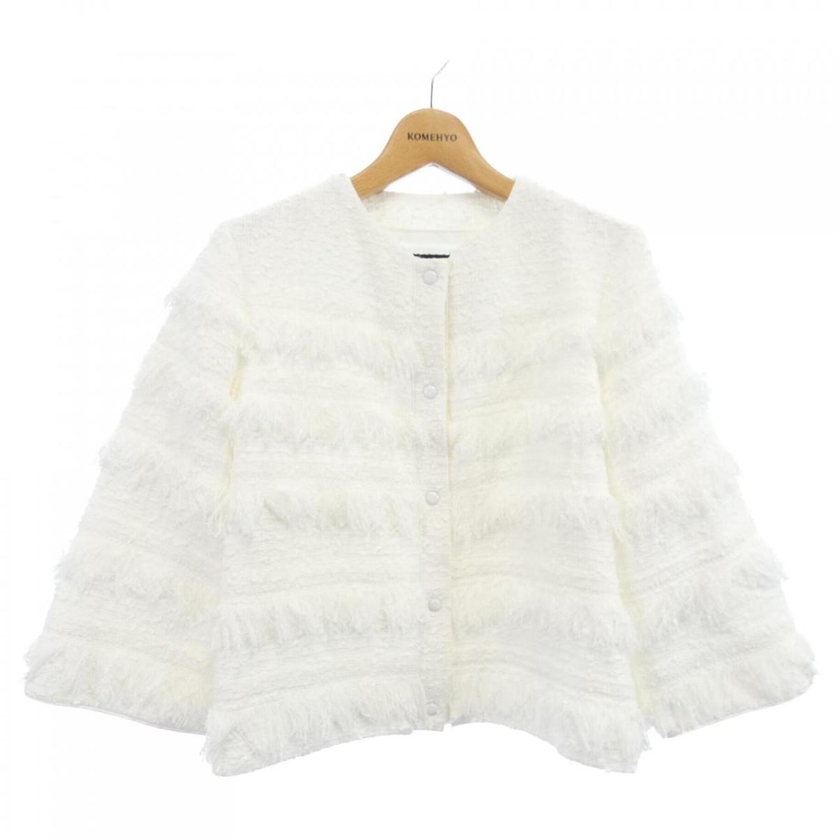 楽天市場】ドゥロワー Drawer シルク ツイード ケヌキ ノーカラー