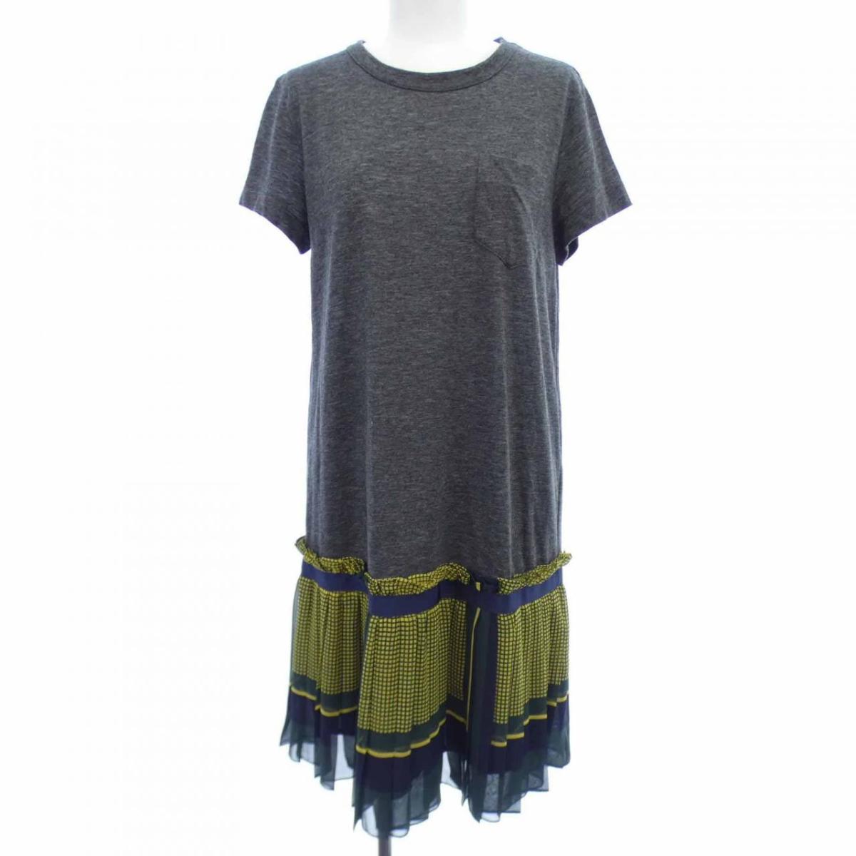 楽天市場】サカイ SACAI FLORAL PRINT COTTON JERSEY DRESS 24-07062  