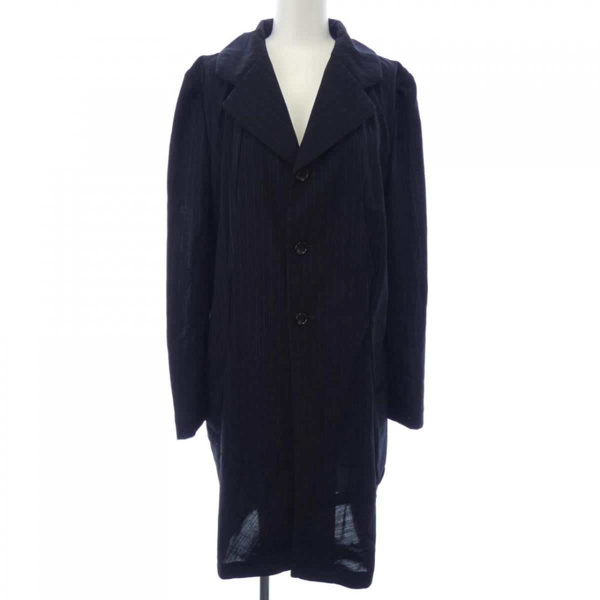 [19AW]コムデギャルソンコムデギャルソン　丸襟Aラインコート　コムコム 19AW]コムデギャルソンコムデギャルソン 丸襟Aラインコート