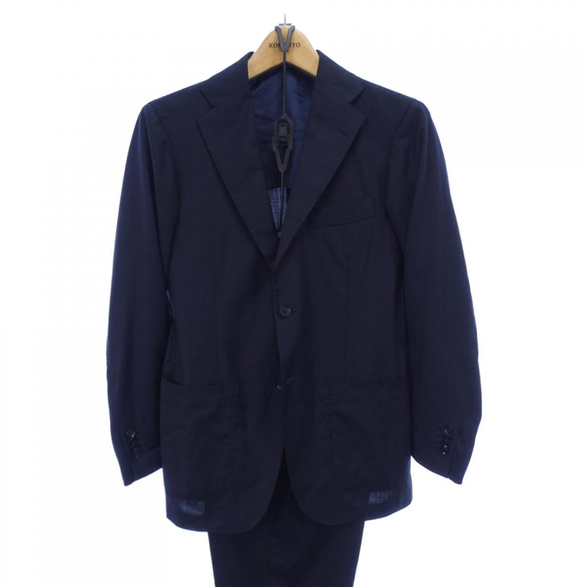 BEAMS F ビームスエフ スーツセットアップ 鹿の子 ウール ネイビー 97 BEAMS F ビームスエフ 日本製 TAYLOR＆LODGE ウールモヘヤ