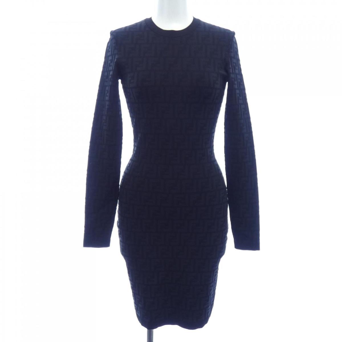 FENDIノースリーブミニワンピース ブラウン FENDIノースリーブミニワンピース ブラウン