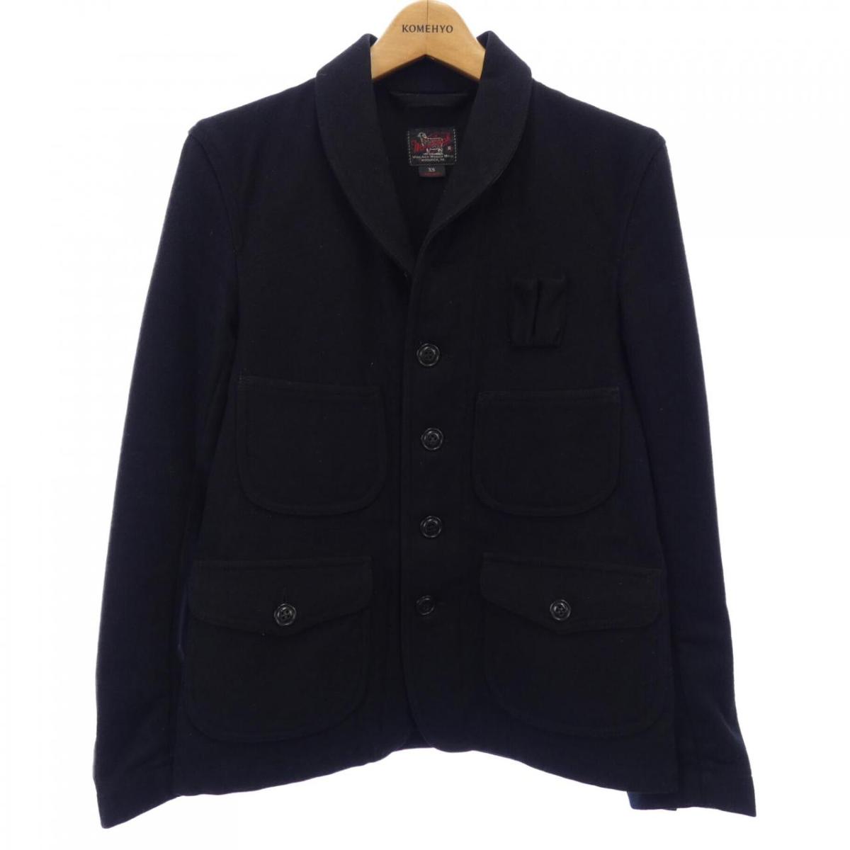 楽天市場】ウールリッチ WOOLRICH ネイティブ柄 レザー襟 ウール