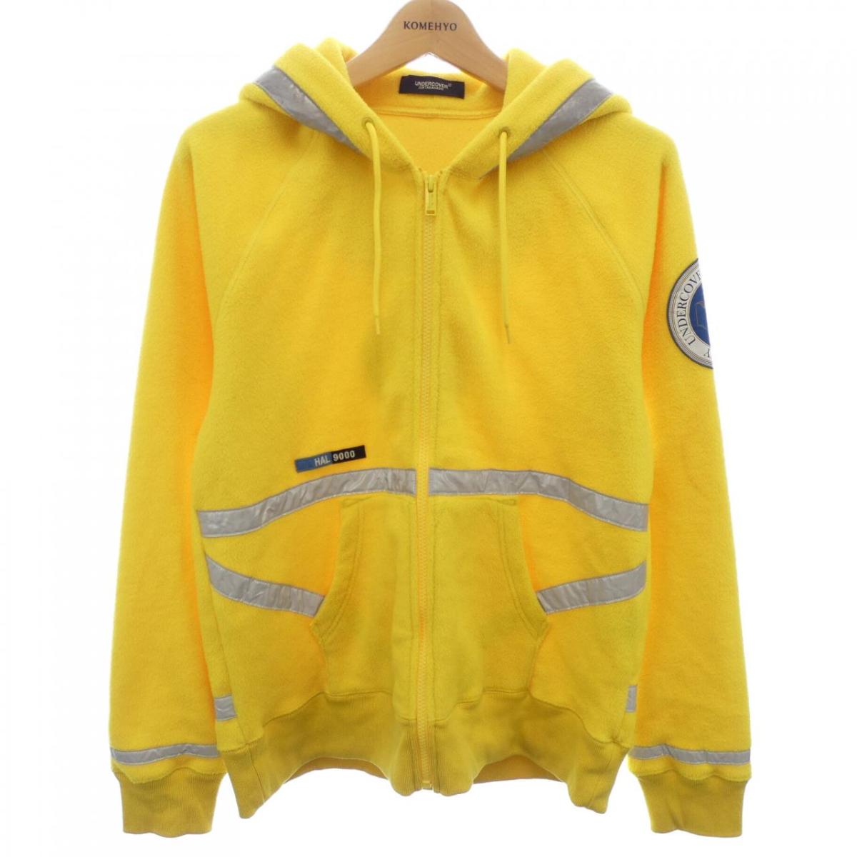 楽天市場】UNDER COVER 11aw HoodedStadium Jumper H4208-1 BLACK SIZE