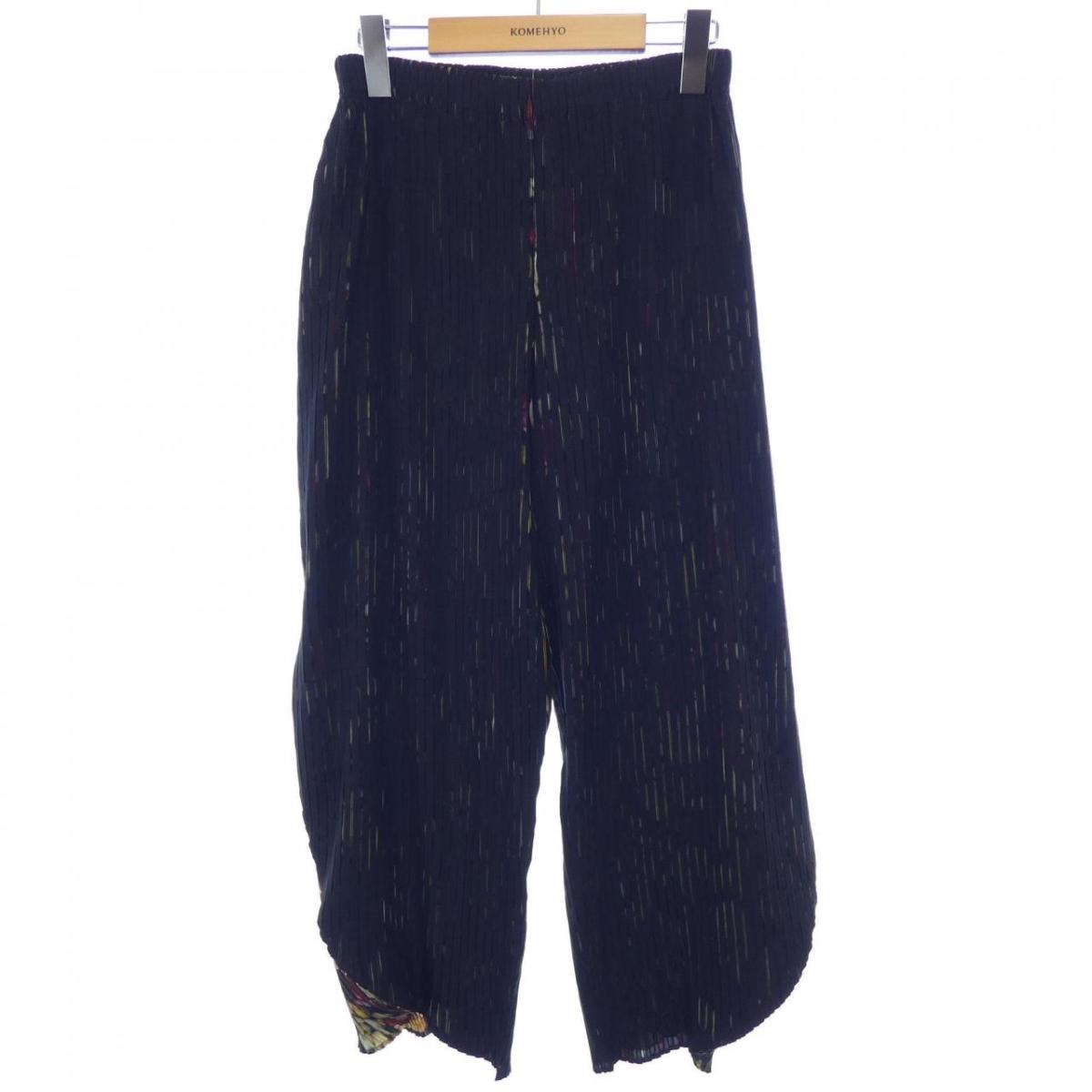 イッセイミヤケメン☆20ss プリーツパンツ 中古・古着通販】ISSEY MIYAKE MEN (イッセイミヤケメン) ポリ