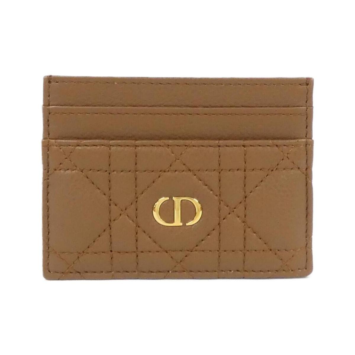 ディオール　カードケース　ラベンダーウォレット　カロ　ベージュ DIOR | Dior Caro Lavender ウォレット カナージュ カーフスキン