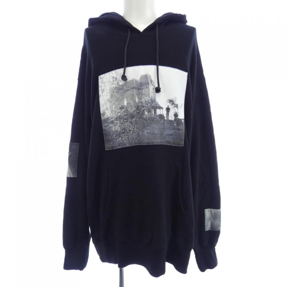 楽天市場】UNDER COVER 11aw HoodedStadium Jumper H4208-1 BLACK SIZE