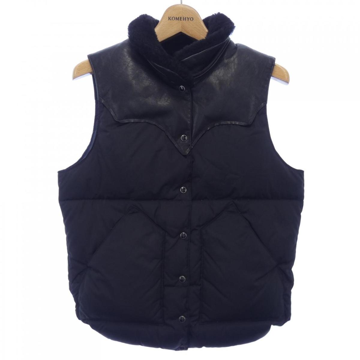 希少 70s ロッキーマウンテン ダウンベスト ネイビー 44 希少 70s ロッキーマウンテン ダウンベスト ネイビー 44