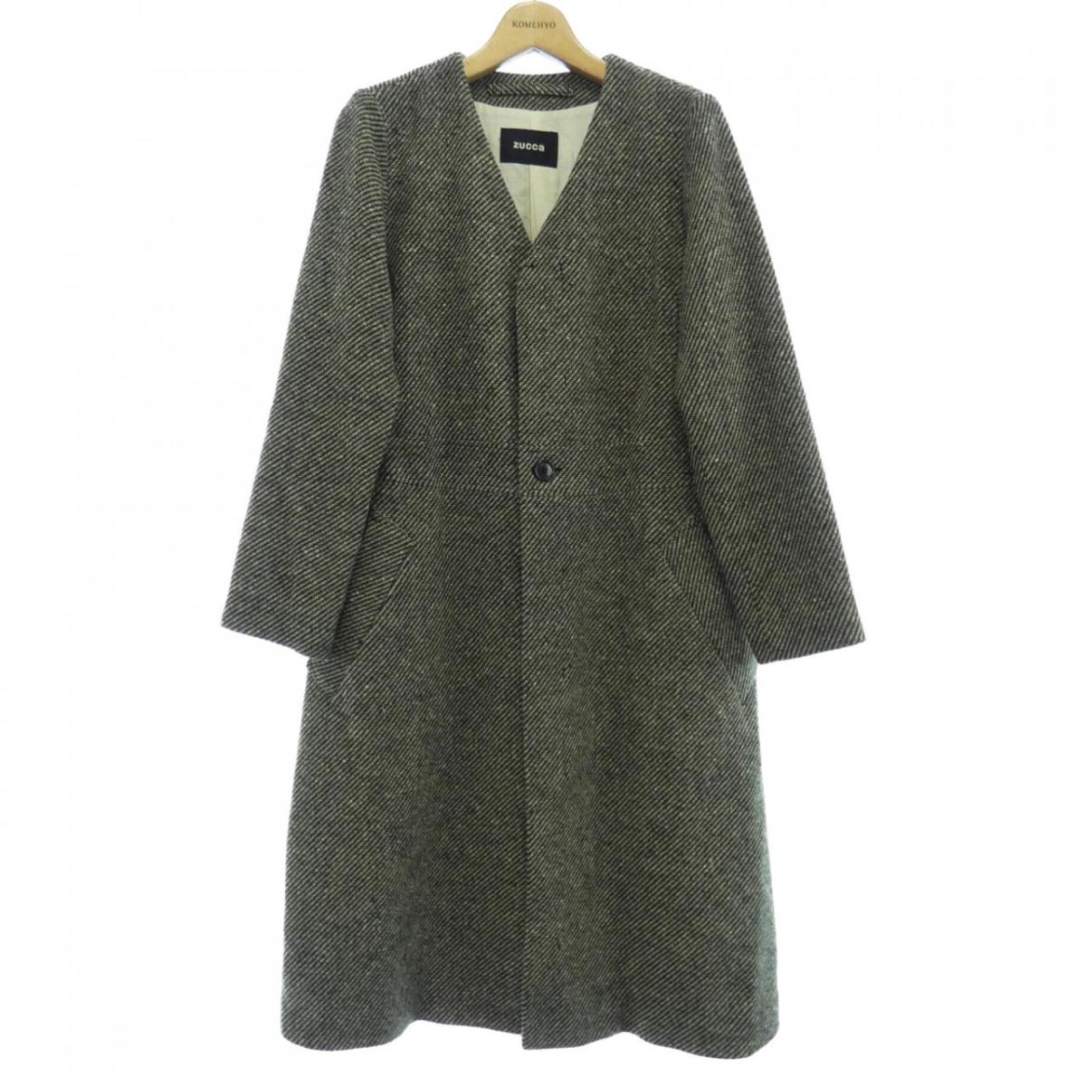 楽天市場】CABANE de ZUCCA ウール Pコート M 黒 メンズ