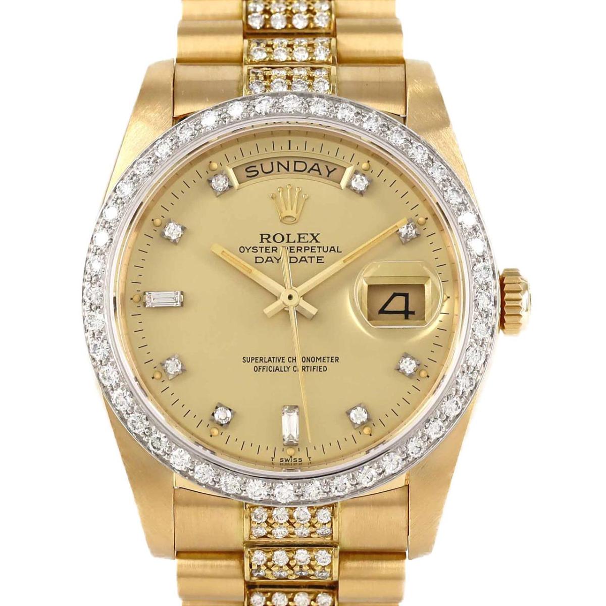 セルソさま専用ページ 楽天市場】ロレックス【18388 デイデイト 全面ダイヤ文字盤】日