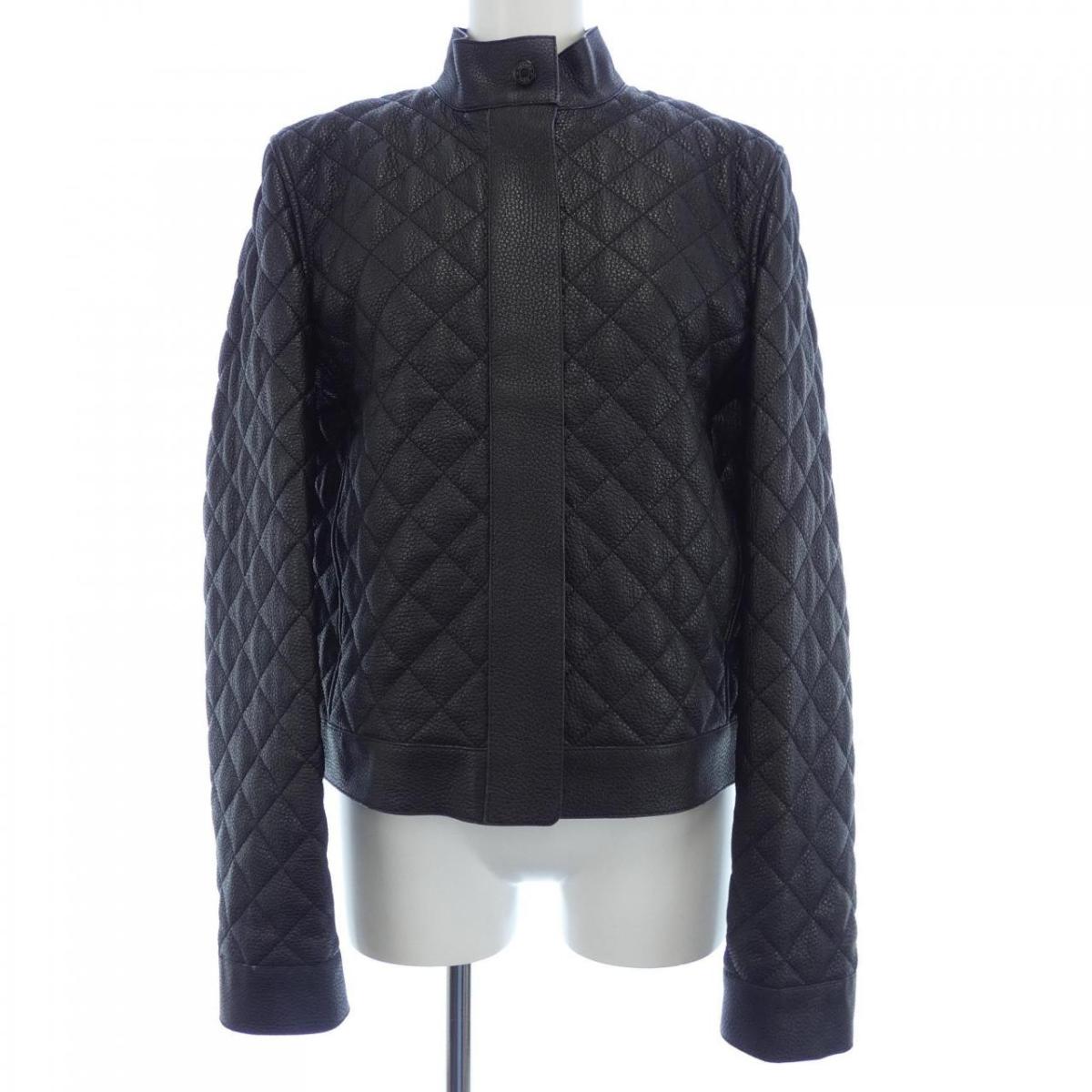エルメス HERMES なめし革上衣【中古】 レディースファッション-コート・ジャケット