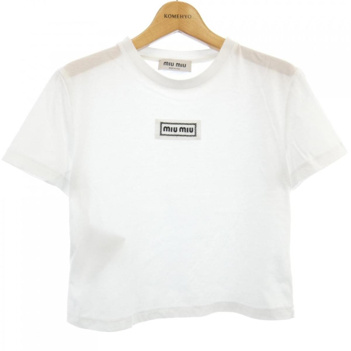 楽天市場】【ミュウミュウ】Miu Miu 猫柄 ボーダー Tシャツ