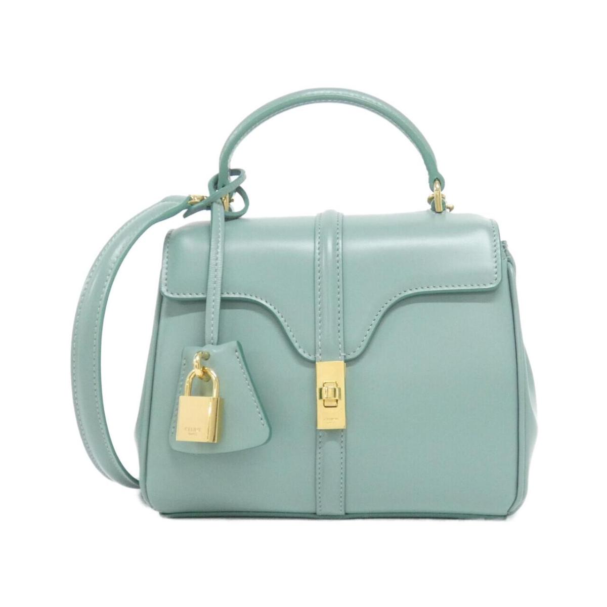 極美品【セリーヌ】セーズ　16　バケット　グレインドカーフスキン　バッグ CELINE（セリーヌ） 【超美品】セリーヌ バケット16 セーズ バッグ