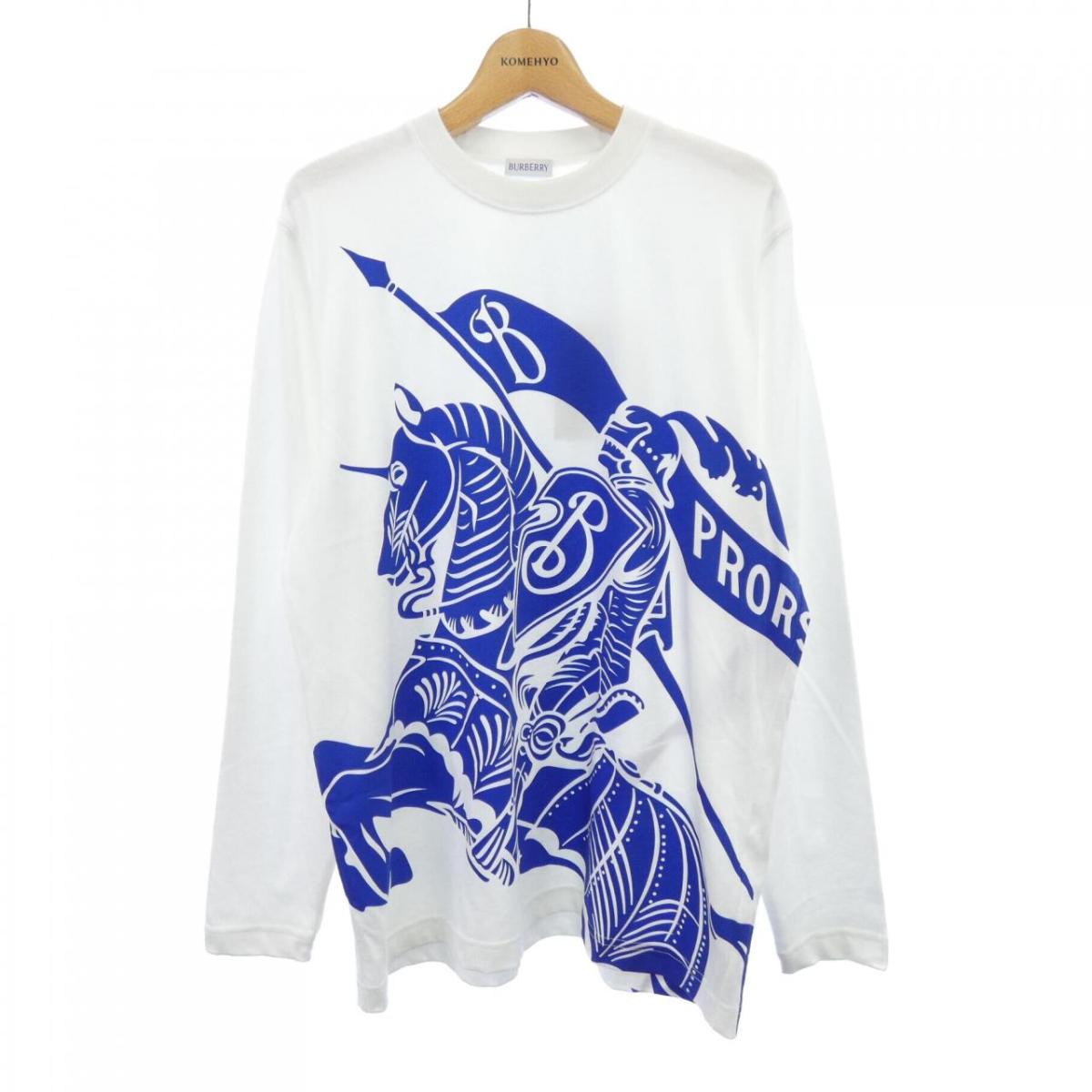 楽天市場】BURBERRY LOGO EMBROIDERY STRIPED T-SHIRT 8083612 SIZE-M