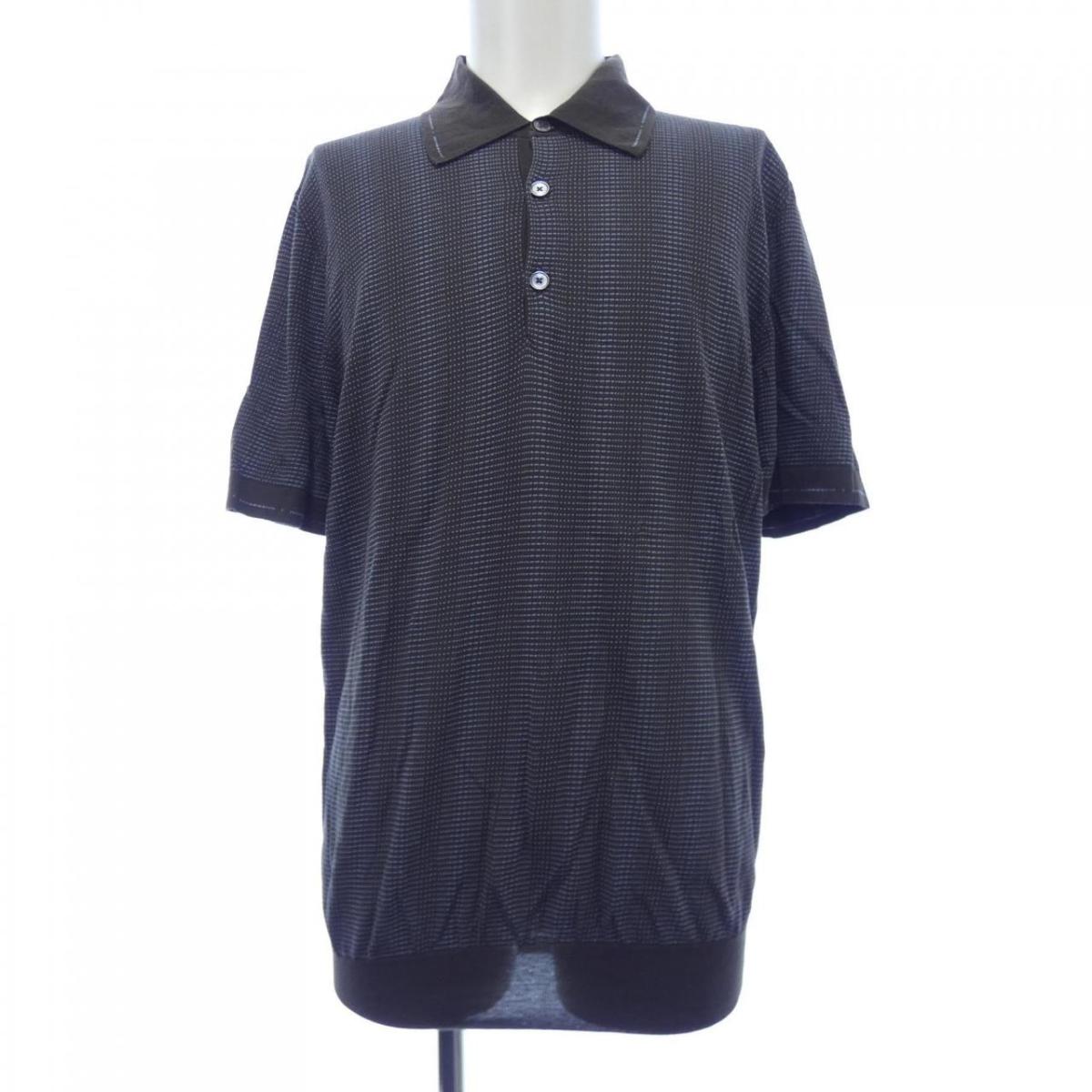 エルメス HERMES 91-5717. スポーツシャツ【中古】 メンズファッション-カジュアルシャツ-トップス