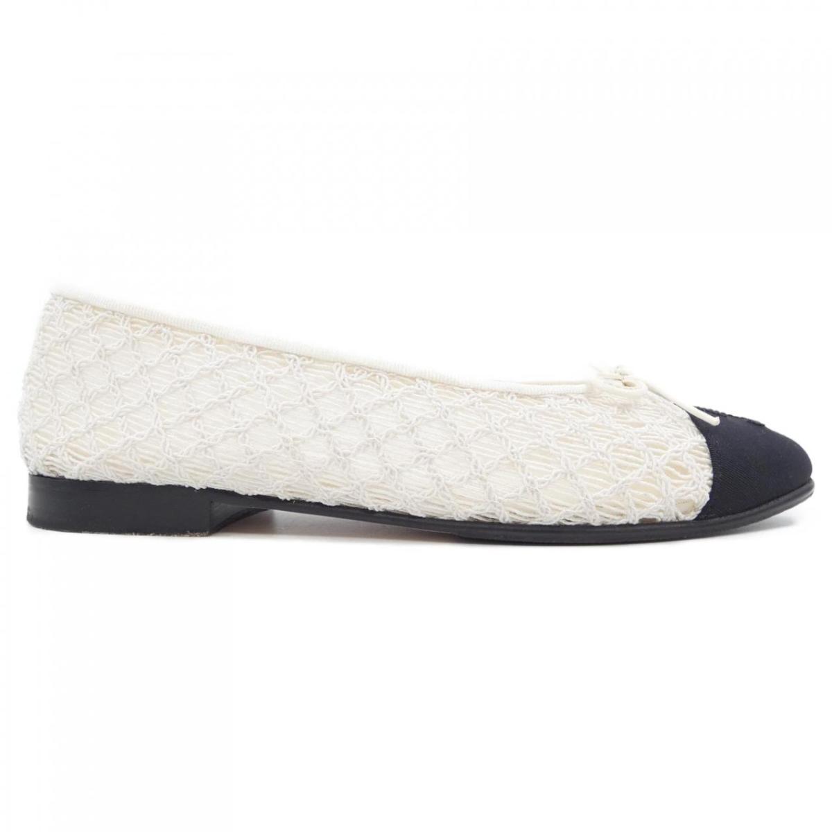 楽天市場】CHANEL シャネル G29019 カメリア フラットシューズ 38C