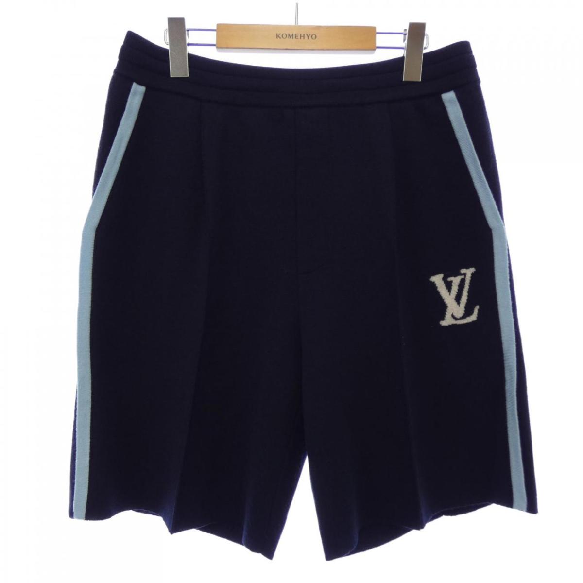 LOUIS VUITTON / ショートパンツ/M/ポリエステル/BLK/RM2319SQ5HOY05W LOUIS VUITTON◇ショートパンツ/M/ポリエステル/BLK/RM2319SQ5HOY05W