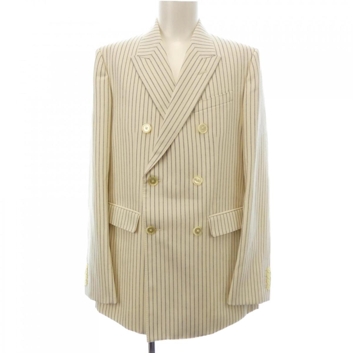 セリーヌ CELINE ストライプ カーナビージャケット RV0FO0A50 ジャケット【中古】