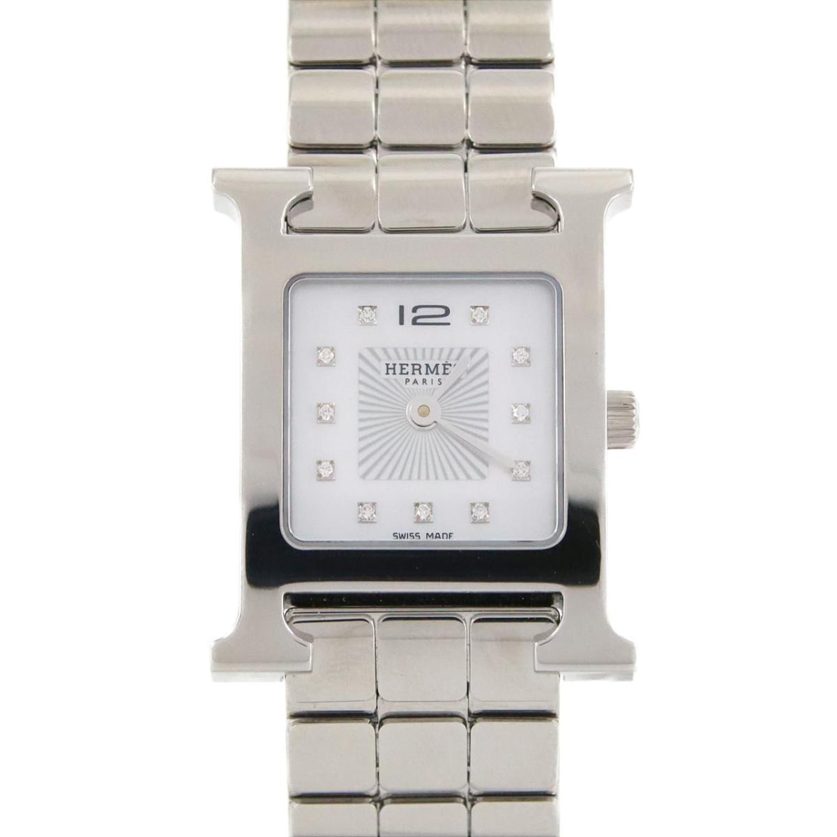 エルメス Hウォッチ･11P HH1.210 SS クォーツ【中古】