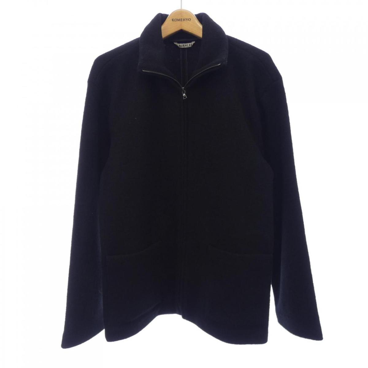 楽天市場】AURALEE 19aw WOOL SERGE CHECK ZIPUP BLOUSON