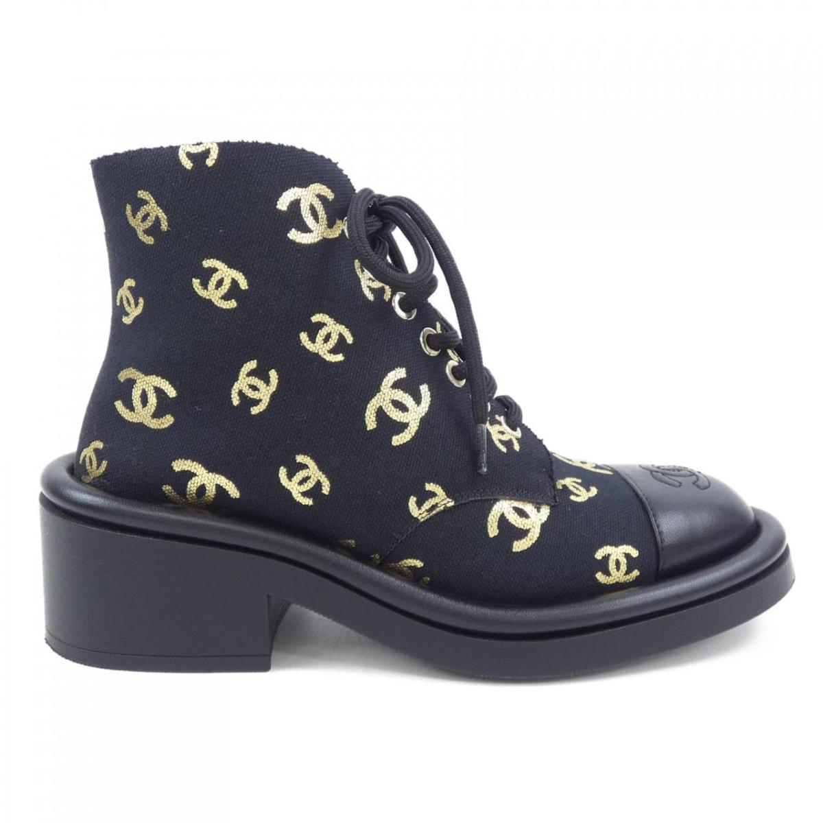 楽天市場】CHANEL レインブーツ HIGH BOOTS G34076 ラバー BLACK/WHITE