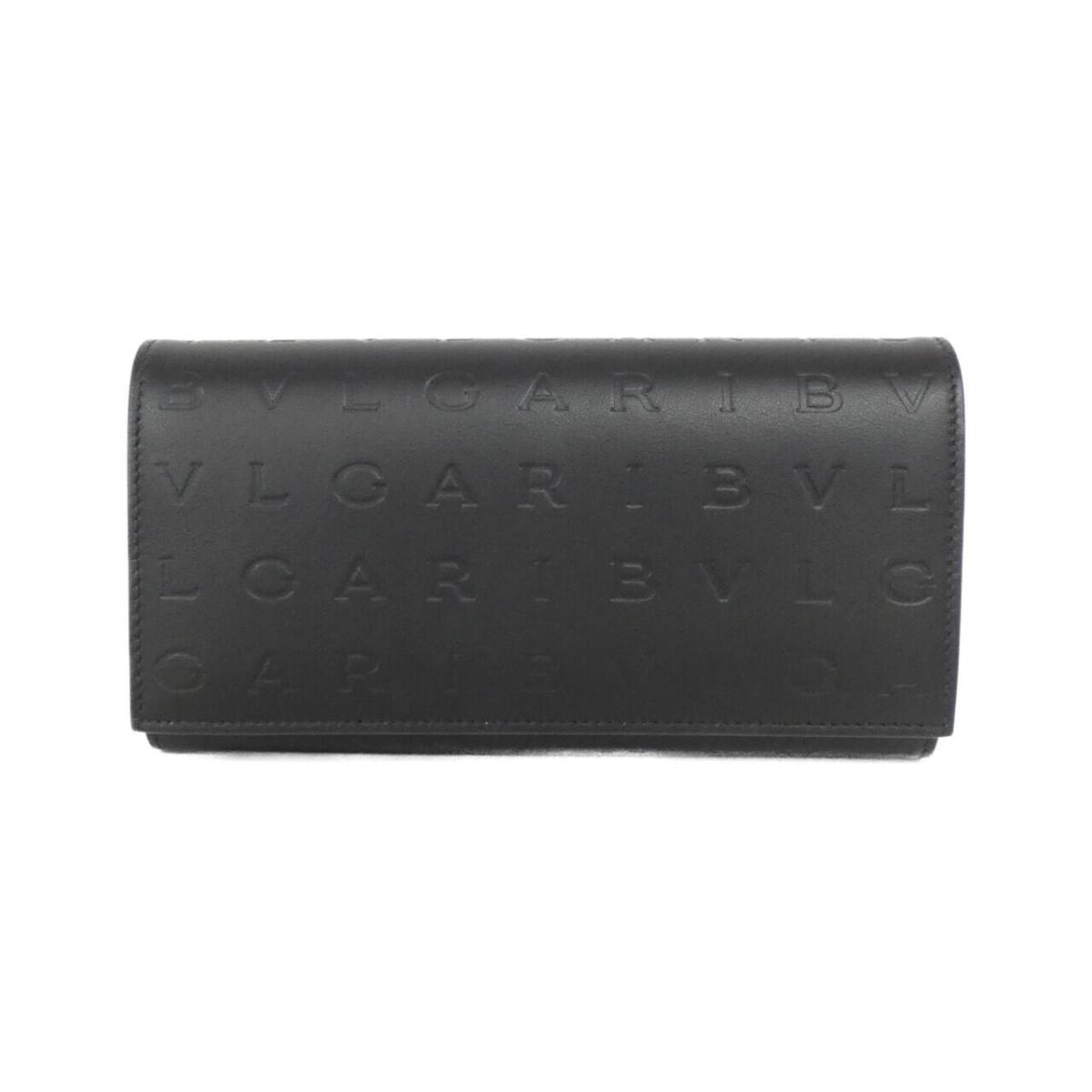 ブル小峡谷 BVLGARI LOGO 291750 紙入れ【中古】