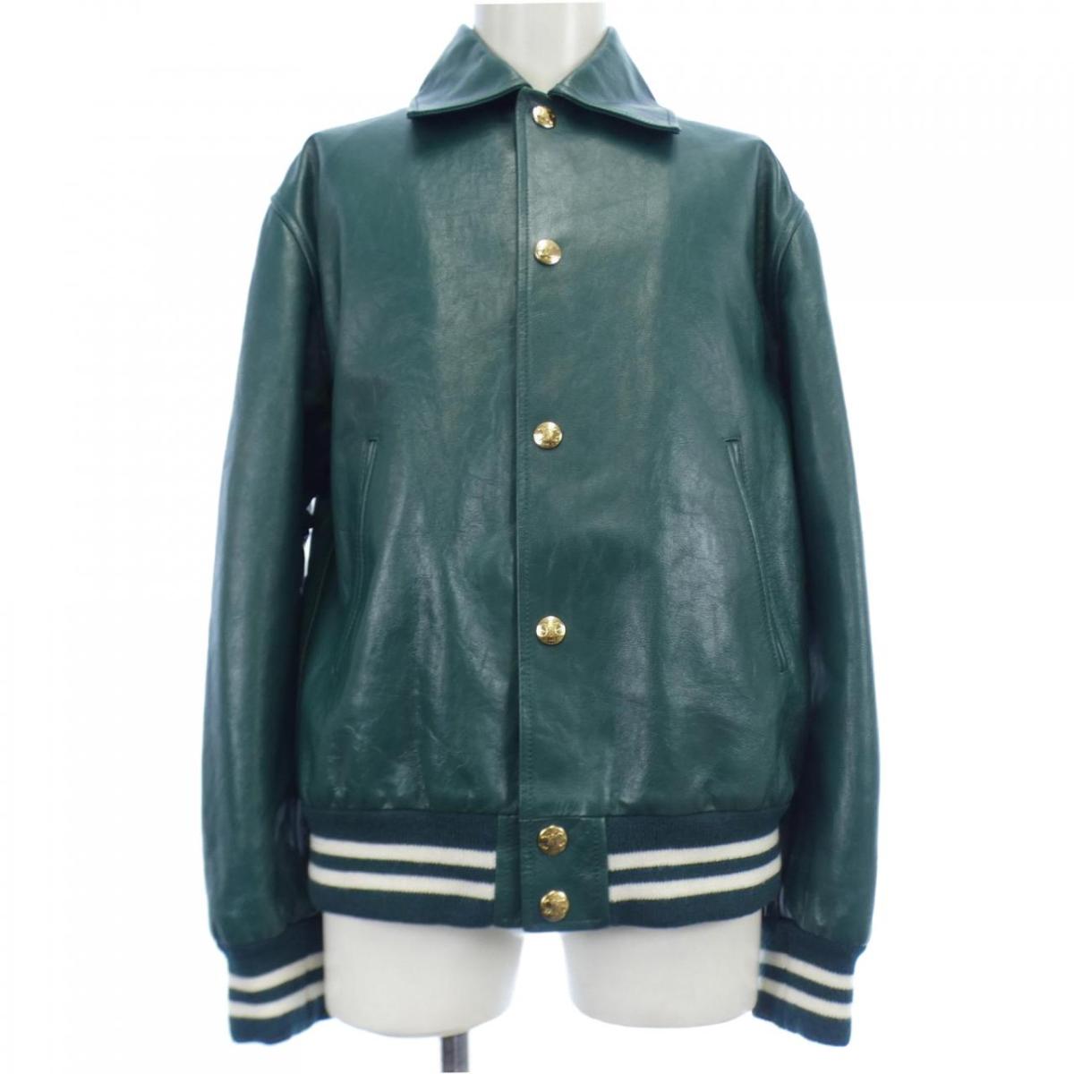 楽天市場】【15%OFF】 セリーヌ レザー ジャケット スタッズ 40