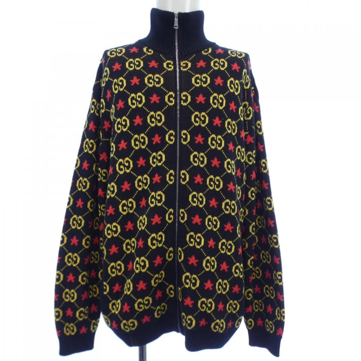 楽天市場】【グッチ】Gucci 総柄 シルク ブルゾン ボンバージャケット