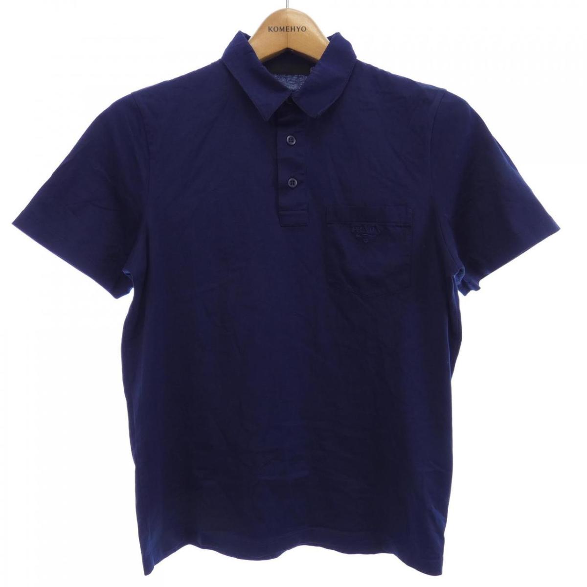 楽天市場】【中古】PRADAクラシックロゴニットポロシャツ UMB284