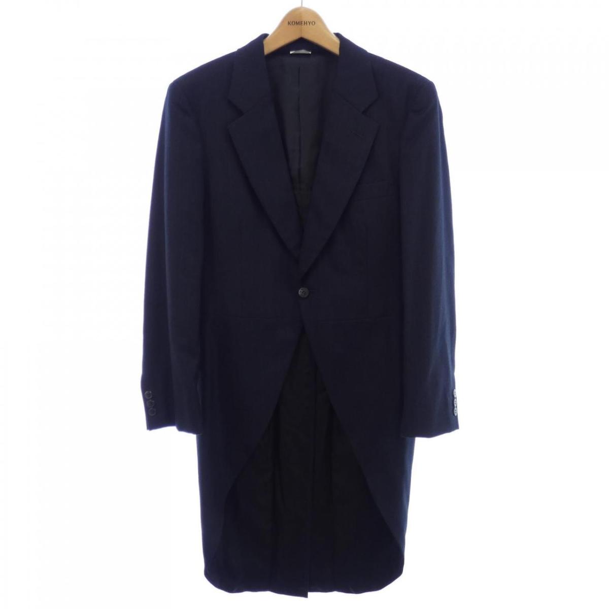 コムデギャルソンオムドゥ ライナーコート カシミヤ DD-C006 紺 黒 灰