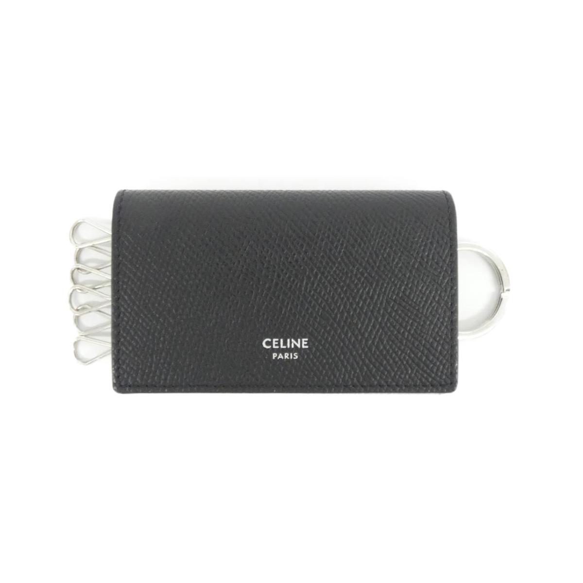 楽天市場】CELINE セリーヌ キーケース 6連キーケース レザー PVC