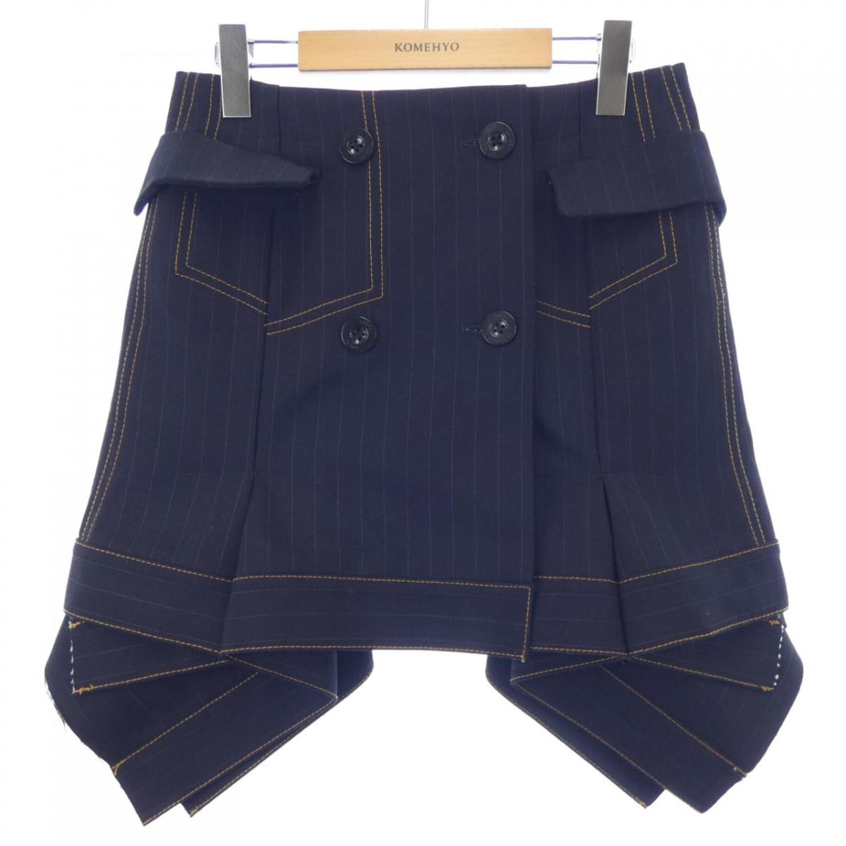 楽天市場】sacai サカイ 15SS レイヤードラップスカート 15-02232