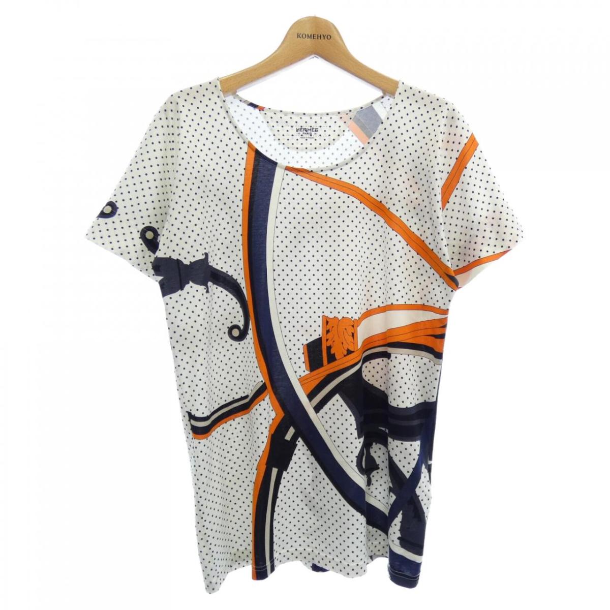 エルメス HERMES WASHINGTON'S CARRIAGE JERSEY *96-7600. Tシャツ【中古】