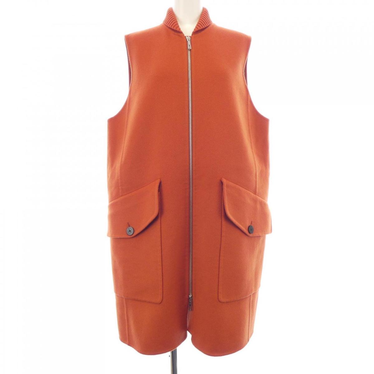 エルメス HERMES *07-7111 ロングベスト【中古】