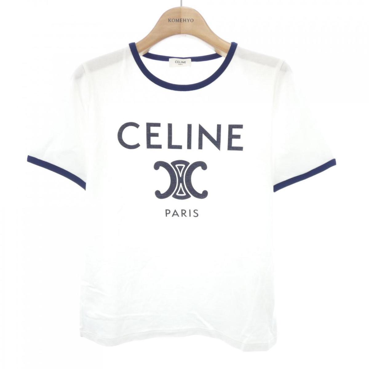 セリーヌ CELINE CELINE PARIS Tシャツ　トリオンフ TRIOMPHE 2X872671Q Tシャツ【中古】 32,890円