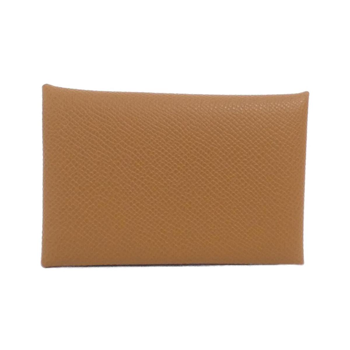 【未当て嵌める品】エルメス カルヴィ 044164CK 歌留多入れもの【中古】 名刺入れ-財布・ケース