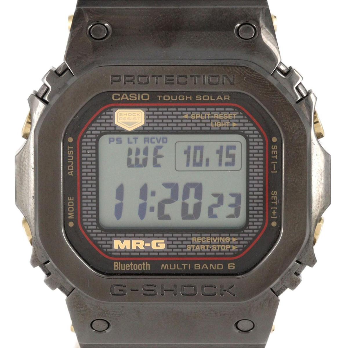 カシオ G-SHOCK･MR-G 電磁波時辰儀 MRG-B5000B-1JR TI ソーラークォーツ【中古】