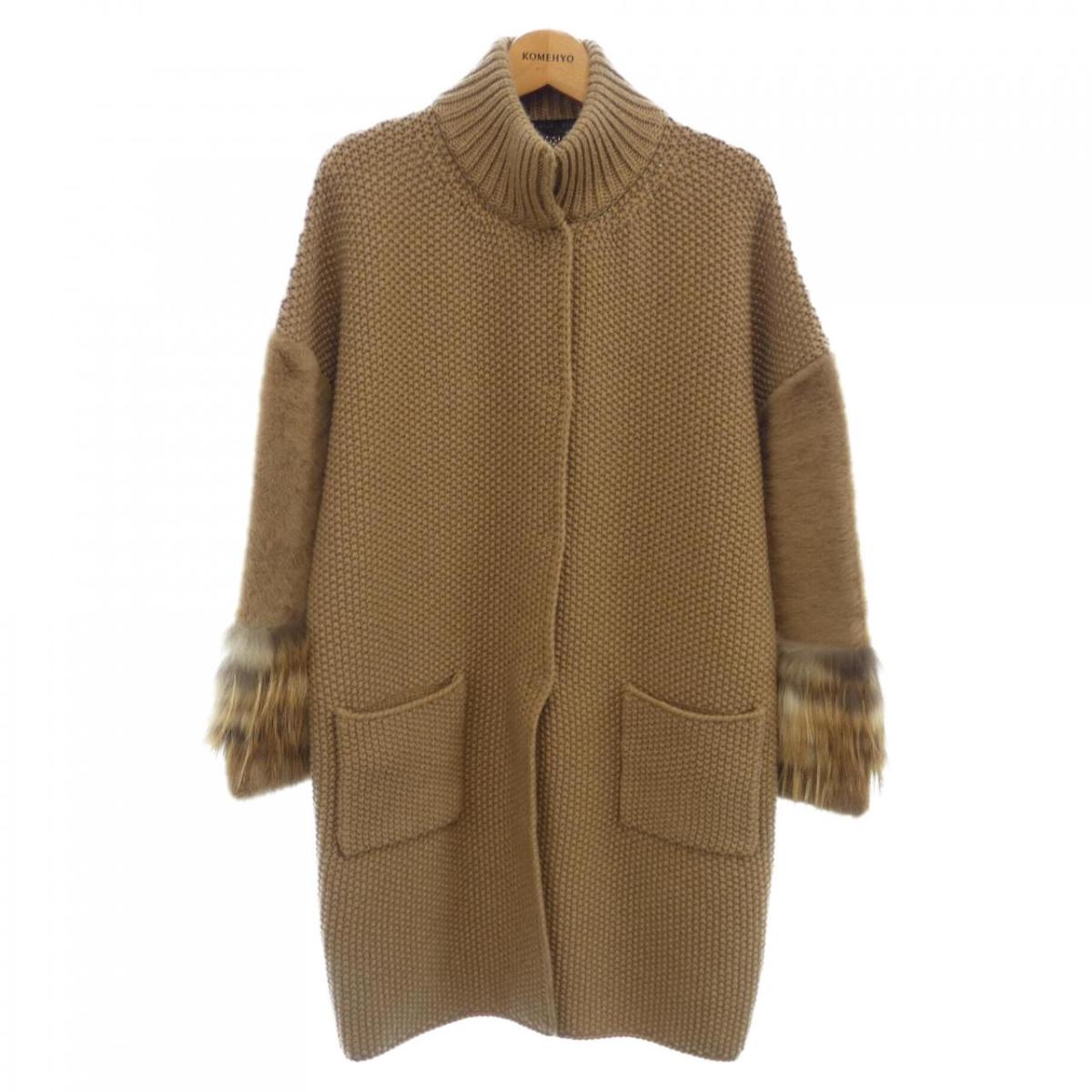 ファビアナフィリッピ fabiana filippi カーディガン コート FABIANA FILIPPI ファビアナフィリッピ ニットコート モニーレ装飾