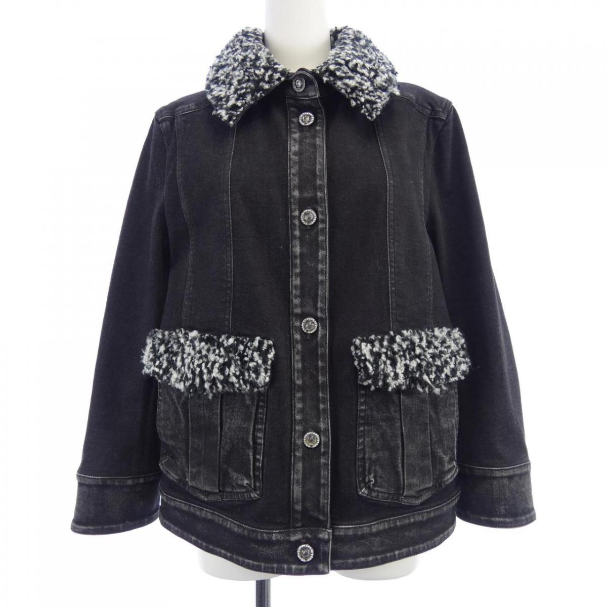 シャネル　デニムジャケット 楽天市場】美品 CHANEL シャネル デニム ジャケット CHANEL