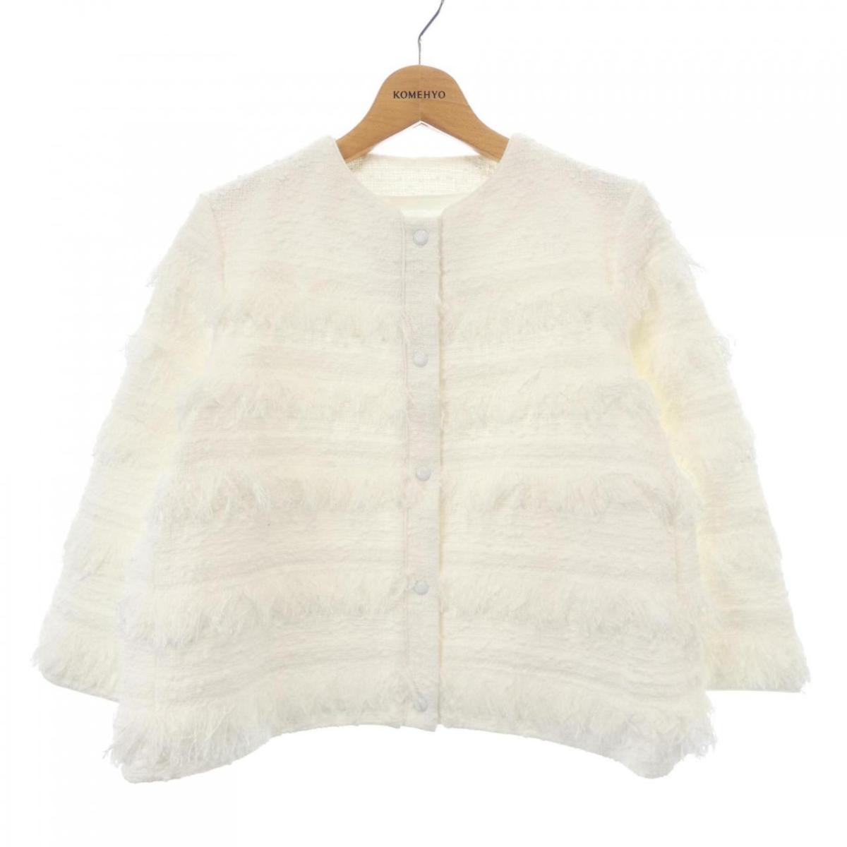 楽天市場】ドゥロワー Drawer シルク ツイード ケヌキ ノーカラー