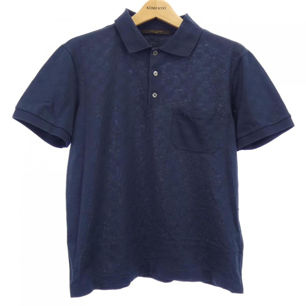 ルイヴィトン　 LOUIS VUITTON 　ポロシャツ 　ボーダーポロシャツ LOUIS VUITTON ルイヴィトン 18SS ボーダーニットポロシャツ メンズ 赤