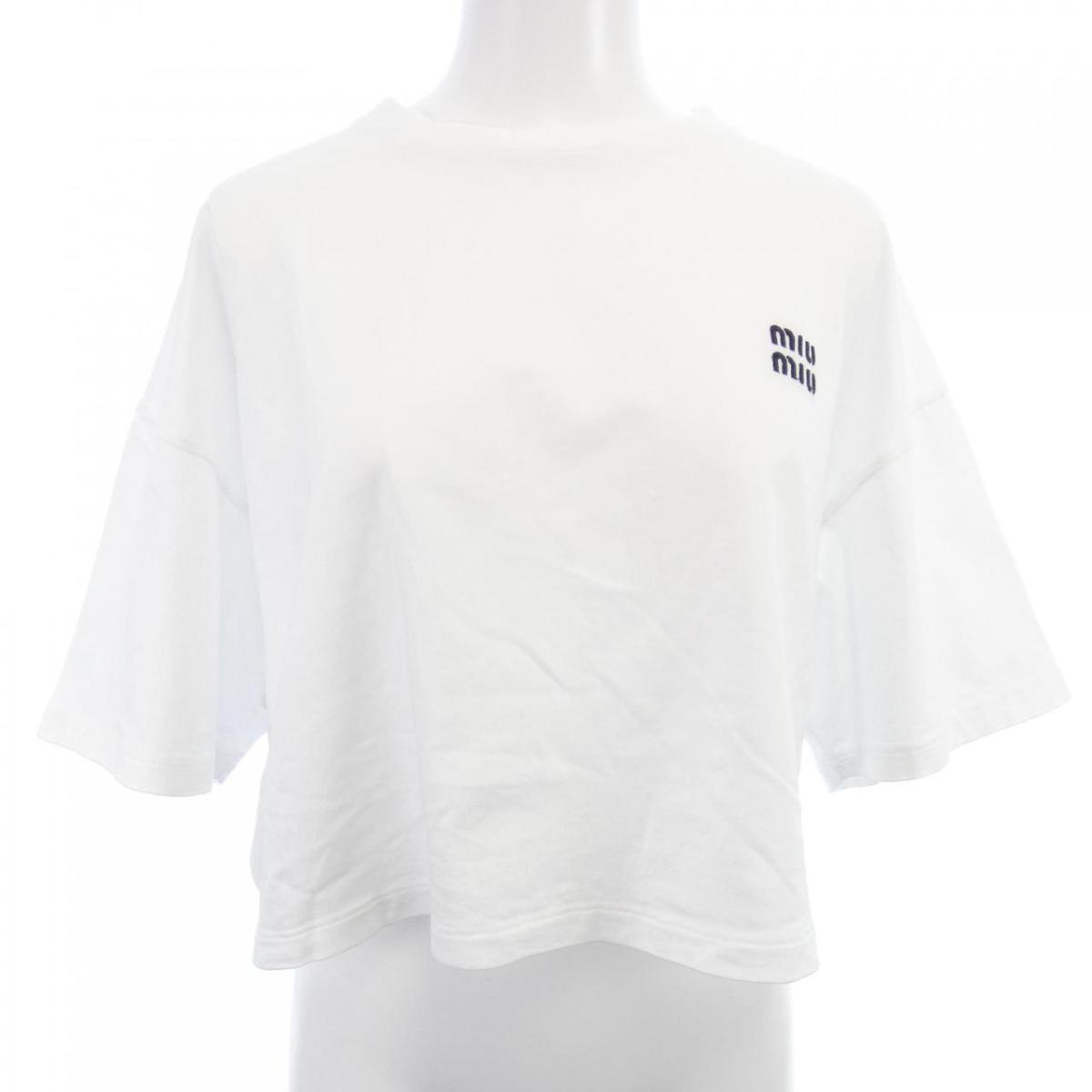 ミュウミュウ MIU MIU MJN381 11EB Tシャツ【中古】
