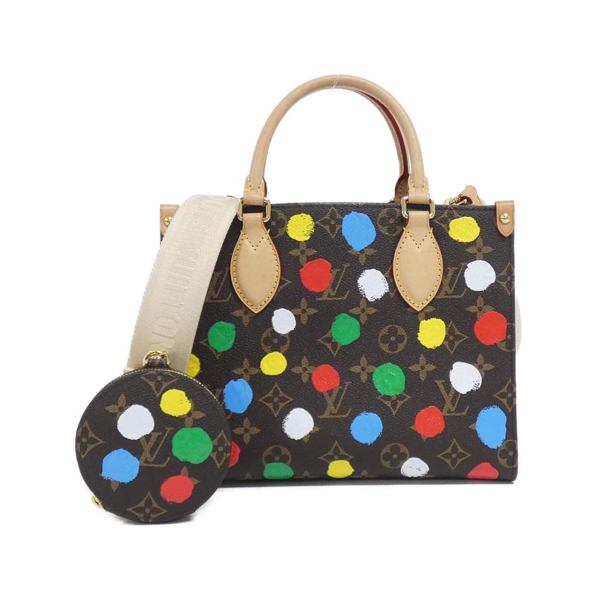 ルイヴィトン モノグラム(LV X YK) オンザゴー PM M46380 バッグ【中古】